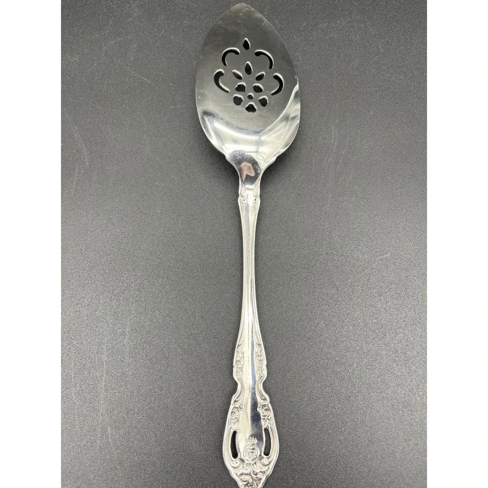 Pie Server Pierced Brahms Stainless By Oneida Silver
